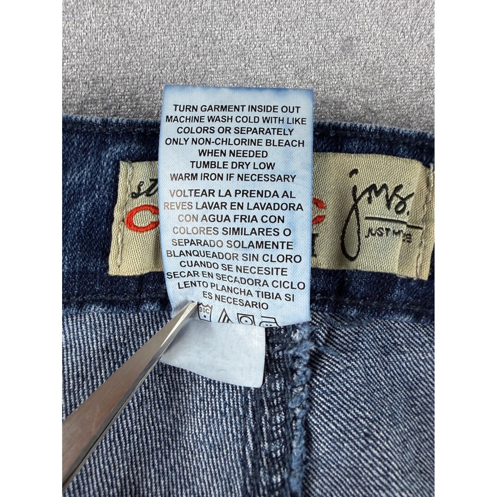 Just My Size JMS Stretch Classic Denim Jeans 24W Short Wells Wash Blue JM163S - Picture 5 of 9